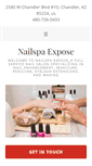 Mobile Screenshot of mynailspaexpose.com